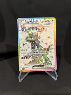 Pokemon Cyclizar ex 228/191 SV08 Surging Sparks Full Art Ultra Rare Holo - NM - Image 1