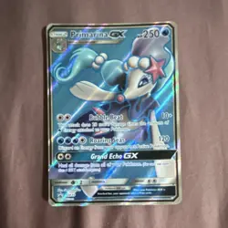 Pokemon Primarina GX SM39 Full Art Holo Promo Card SM Promo - Image 1