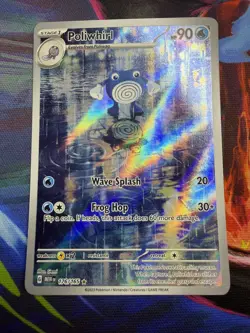 Poliwhirl 176/165 Scarlet Violet-151 Illustration Rare Pokemon TCG Card - Image 1