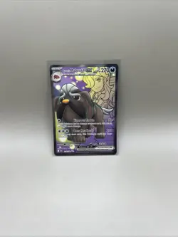 Pokemon TCG Arven's Mabosstiff EX 218/182, Destined Rivals, Near Mint Condition - Image 1