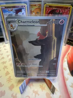 Charmeleon 169/165 Scarlet & Violet 151 Pokemon TCG Illustration - Image 1