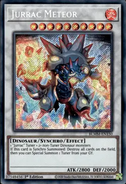 Jurrac Meteor - Secret Rare 1st Edition BLMM-EN150 - NM - YuGiOh - Image 1