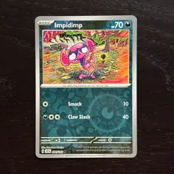 Impidimp 094/142 Pokemon Stellar Crown Scarlet & Violet Reverse Holo Common NM - Image 1