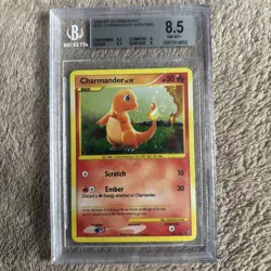 Charmander Holo w/ Tail Swirl🌀Pokemon D&P Stormfront Rare #101/100 - BGS 8.5 - Image 1