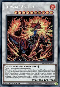 Jurrac Astero - Secret Rare 1st Edition BLMM-EN018 - NM - YuGiOh - Image 1
