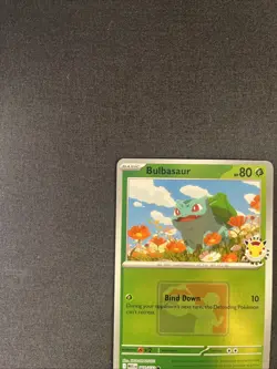 Bulbasaur 001/132, NM 2026 Pokemon Day Stamped Promo, League Card, Reverse Holo - Image 5