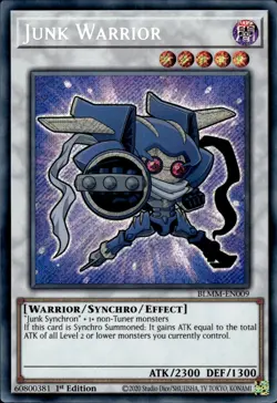 Junk Warrior - Secret Rare 1st Edition BLMM-EN009 - NM - YuGiOh - Image 1