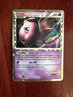 Pokemon TCG Mew Prime Triumphant Ultra Rare Holo Basic 97/102 2010 HP 60 LP - Image 1