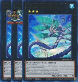 Yugioh! 3x LeVirtue Dragon MP25-EN249 Ultra Rare 1st Ed NM - Image 1