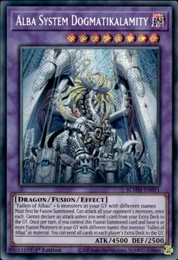 Alba System Dogmatikalamity - Secret Rare 1st Edition BLMM-EN011 - NM - YuGiOh - Image 1