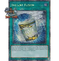 Yugioh! 1x Instant Fusion RA03-EN171 Quarter Century Secret Rare 1st Ed NM - Image 1