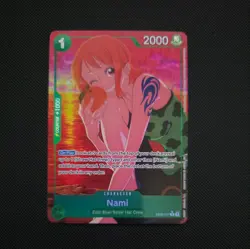 One Piece Nami Alt Art EB02-017 Foil R Anime 25th Collection NM ENGLISH - Image 1