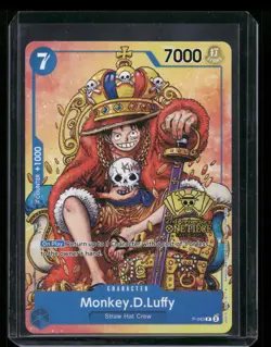 Monkey.D.Luffy (2nd Anniversary Stamp Promo) P-043 - One Piece TCG Card - NM/M - Image 1
