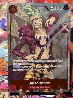 BARTOLOMEO - One Piece OP15-014 - FA Full Art - Dash Pack Adventure on Kami's - Image 1