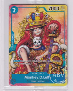 One Piece TCG Monkey D Luffy P-043 Promo SEALED English - Image 1
