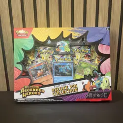 Pokemon TCG Mega Evolution Ascended Heroes First Partners Deluxe Pin Collection - Image 1