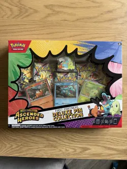 Pokemon TCG Mega Evolution Ascended Heroes First Partners Deluxe Pin Collection - Image 1