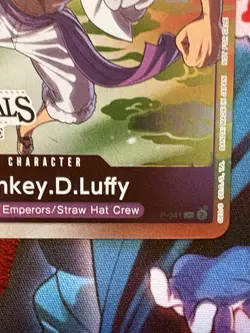 Monkey.D.Luffy Online Regional 2024 Vol. 2 Participant P-041 One Piece NM - Image 3