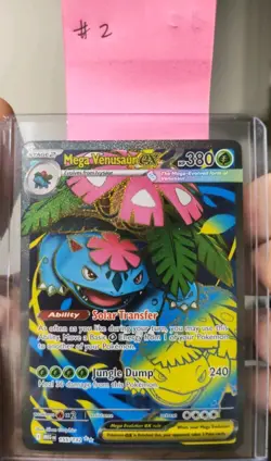 Mega Venusaur ex - 155/132 - Pokemon Mega Evolution - Full Art Ultra Rare - NM - Image 1