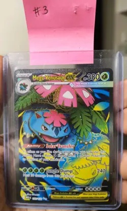 Mega Venusaur ex - 155/132 - Pokemon Mega Evolution - Full Art Ultra Rare - NM - Image 3