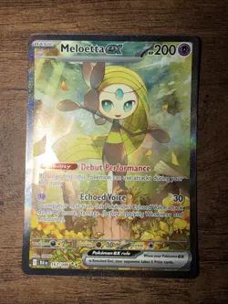 Pokemon TCG Meloetta EX Black Bolt 167/086 English Card - Image 1
