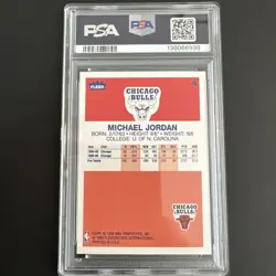 1996-97 Fleer - Decade of Excellence Michael Jordan #4 PSA 10 - Image 2