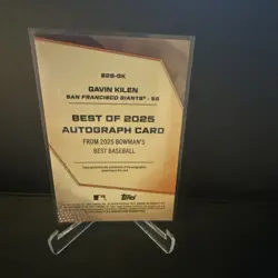 Topps Bowman's Best 2025 Auto #138/150 Gavin Kilen B25-GK Giants - Image 2