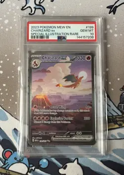 Charizard EX 199/165 - Pokemon TCG - SV 151 - Special Illustration Rare - PSA 10 - Image 1