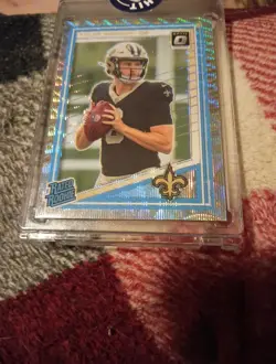 2025 Panini Donruss Optic - Rated Rookie Tyler Shough #223 Wave Prizm /300 (RC) - Image 1