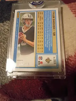 2025 Panini Donruss Optic - Rated Rookie Tyler Shough #223 Wave Prizm /300 (RC) - Image 2
