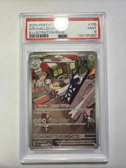 Pokemon TCG Archaludon Card Stellar Crown Illustration, 155/142 Psa 9 - Image 1