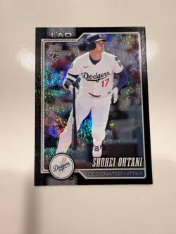 2026 Topps Series 1 Shohei Ohtani #200 Black Foil Holo /10 Dodgers Mvp Rare - Image 1