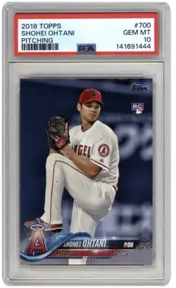 2018 Topps - Shohei Ohtani #700 White Jersey (RC) Los Angeles Angels GEM MINT 10 - Image 1