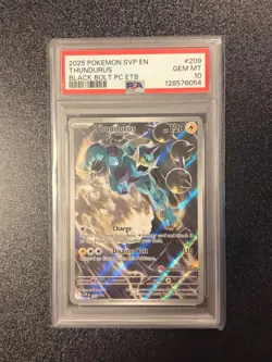 Thundurus SVP209 Pokemon Center Exclusive Stamped Promo - PSA Graded 10 GEM MINT - Image 1