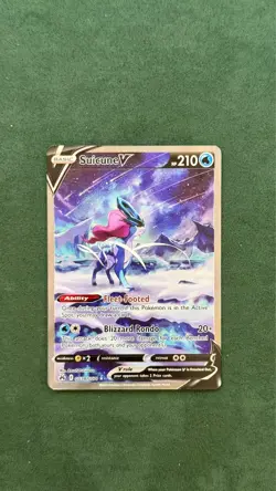 Pokemon Suicune V GG38/GG70 Crown Zenith Galarian Gallery Ultra Rare NM - Image 1