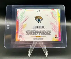 2025 Panini Prizm - Color Blast Travis Hunter #15 (RC) - Image 2
