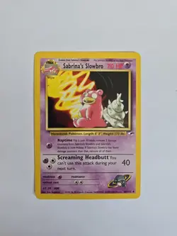 Sabrina's Slowbro Gym Heroes Regular Card 060/132 Pokemon TCG WOTC Rare - Image 1