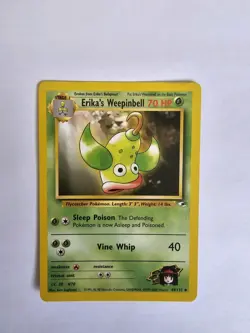 Pokemon TCG Erika's Weepinbell Gym Heroes 49/132 Regular Unlimited Uncommon - Image 1