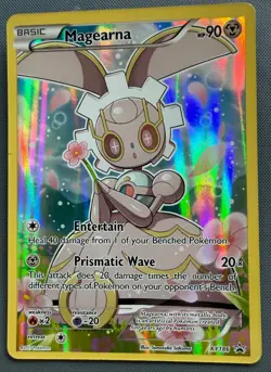 2017 Pokemon TCG Magearna XY186 Holo Black Star XY Promo; BONUS: Charjabug Card - Image 2