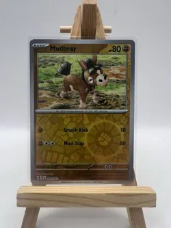 Mudbray 091/162 Reverse Holo Card : Temporal Forces : Pokemon TCG NM/M - Image 1