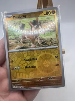 Mudbray 091/162 Reverse Holo Card : Temporal Forces : Pokemon TCG NM/M - Image 3