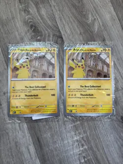 Pokemon TCG Pikachu At The Museum Jumbo Promo Card - Sealed x2 - Image 1