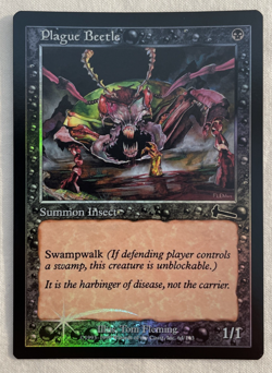 1x Plague Beetle Urza's Legacy FOIL MTG Magic the Gathering NM - Image 1