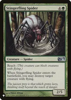 Stingerfling Spider - The List Reprints - U - #197/249 - NM - Image 1