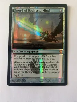 Sword of Body and Mind From the Vault: Relics Foil Never Played Near Mint - Image 1