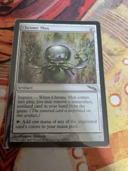 Chrome Mox / Mirrodin / Rare MTG Artifact / Excellent Condition. - Image 1