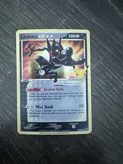 Greninja Gold Star Celebrations Promo SWSH144 2021 Pokemon TCG Sealed Card - Image 1