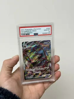 2021 Pokemon JPN SWSH Full Art Umbreon Vmax #048 Eevee Heroes PSA 10 - Image 3