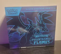 Pokemon TCG Phantasmal Flames (ME02) Elite Trainer Box ETB Factory Sealed - Image 1