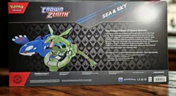 Pokemon TCG: Crown Zenith Sea and Sky Premium Collection Box - Factory Sealed - Image 2